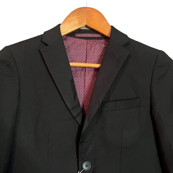 NWT! Isaac Mizrahi black wool blend boys blazer - Picture 2 of 9